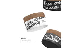 Plastic Jars With Wooden Lids - PSD Mockup Product Image 7