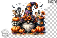 Halloween Kitchen Gnome Sublimation - Clipart PNG Design Product Image 1