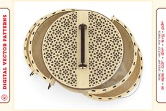 Box Organizer v29 - laser cut file - Glowforge ready SVG Product Image 7