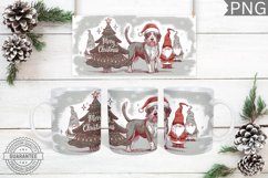Merry Christmas Mug Wrap - Christmas Mug Sublimation Product Image 1