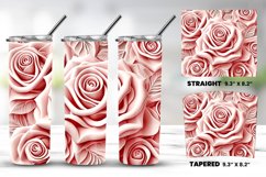 Colorful Flowers Tumbler Wrap Bundle PNG Product Image 7