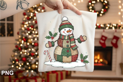 Christmas Snowman Sublimation - Christmas PNG Design Product Image 4
