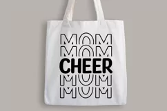 Cheer Mom SVG, Cheer Mom Stacked SVG, Cheer Mom Life SVG Product Image 5