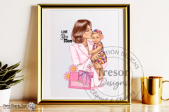 Love You Mom Sticker PNG Fashion Mother &amp; Baby Clipart Product Image 8