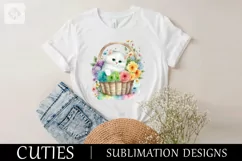 Cute White kittens. Watercolor, print design PNG Product Image 4