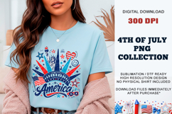 America Sketch Liberty PNG | Patriotic Graffiti DTF Product Image 6