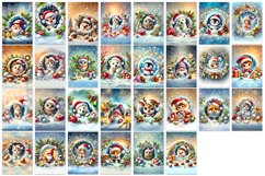 Christmas Card Bundle | Cute animals Merry Christmas card Product Image 12