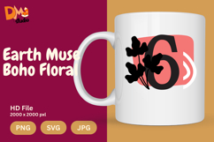 Earth Muse Boho Floral Monogram Product Image 1