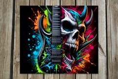 Music &amp; Skulls | 8 Skinny tumbler sublimation designs Product Image 7