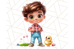 Easter Kids Clipart, Holiday Activities and Craft PNG Product Image 4