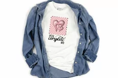 You Complete Me Png | Valentines Day | Love Couples Design Product Image 6