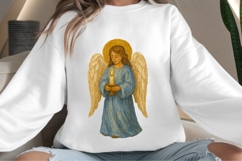 Oil painted angel png design for T-shirts Product Image 4