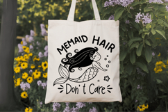 Mermaid hair don&#039;t care SVG Design, Mermaid SVG Design Product Image 7