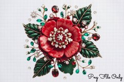Faux Rhinestones Christmas Sublimation Bundle PNG Product Image 8