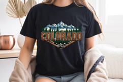 Colorado State PNG, Vintage Mountain Adventure Sublimation Product Image 7