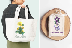 Japan native wild flowers watercolor Product Image 6