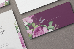 beautiful wedding card invitation with roses flower Product Image 7