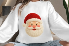 Latch hook yarn Santa head png design for T-shirts Product Image 4