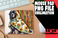 Sweet Mouse Pad Design Sublimation, Cute Dog Product Image 1