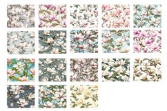 Boho Magnolia Seamless Pattern - 300DPI Product Image 6