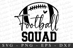 Football Squad SVG | SVG Cut files | Cricut Product Image 1