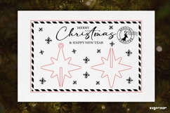 3D Christmas Cards Ornament SVG Bundle | Laser Cut | SVG Product Image 7