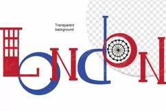 Sublimation London, London SVG, The inscription London Product Image 4