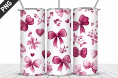 Lovely Hearts Tumbler Design | Valentine's Day Tumbler Wrap Product Image 4