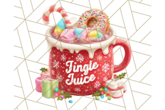Christmas Coffee Mugs Clipart PNG Festive Cups Product Image 3