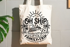 Oh Ship It's A Family Trip Svg, Family Cruise Svg. Product Image 8