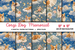 Corgi Dog Memorial Heaven Pet JPG Product Image 1