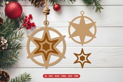 Christmas Ornament Laser Cut Product Image 8
