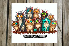 Morning animals | 4 skinny tumbler Sublimation designs PL2 Product Image 3