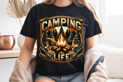 Camping Life PNG, Adventure Campfire Sublimation Design Product Image 7