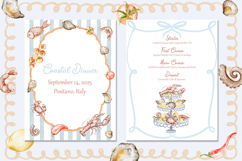 Italian Watercolor Wedding Clipart Set Product Image 10