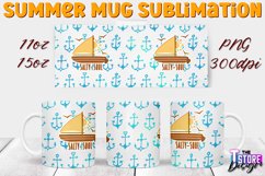 Summer Mug Sublimation | Mug 11 Oz 15 Oz | PNG 300 DPI v.2 Product Image 1