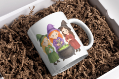 Watercolor Witch Clipart Set Cute Magical Witches, Animals Product Image 7