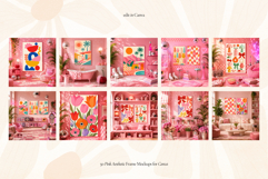 50 Girly Pink Aesthetic Frame Mockup Product Image 7