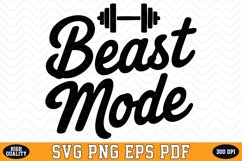 Beast mode SVG | Quotes | SVG Cut files Product Image 1