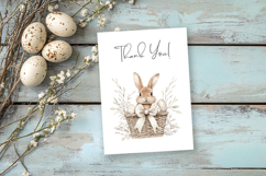 Watercolor Easter Bunny clipart Product Image 6