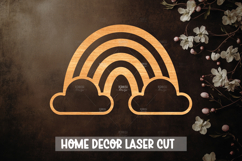 9 Rainbow Laser Cut File for Home Decor Product Image 8