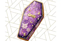 Halloween Cookie Clipart PNG, Spooky Sugar Treat Art Product Image 3