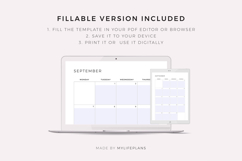 2026 Monthly Calendar on Two Pages with Notes, Printable Product Image 7