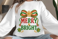 Merry and bright png design for T-shirts Product Image 4