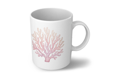 Underwater Coral Reef Sea Anemone Pastel Colors PNG Summer Product Image 6