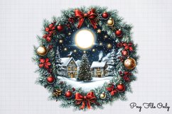 Christmas Winter Scenes Clipart Bundle PNG Product Image 8