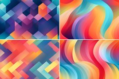 Bright Pattern Digital Paper Bundle, Craft Paper Product Image 7