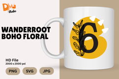 Wanderroot Boho Floral Monogram Product Image 1
