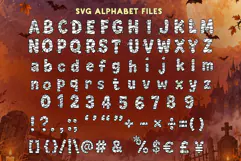 Mummy Wrap Font - Halloween Decorative Font Product Image 7