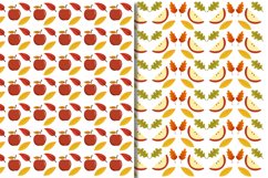 Autumn seamless patterns bundle - 10 digital papers Product Image 5